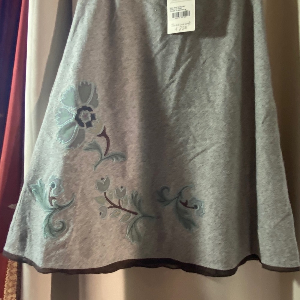 NWT J Jill Wool and Silk Skirt
